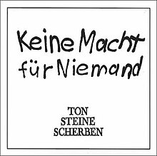 1972 Keine Macht für Niemand album cover.jpeg