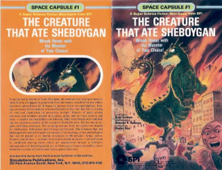 <i>The Creature That Ate Sheboygan</i> Science fiction board game