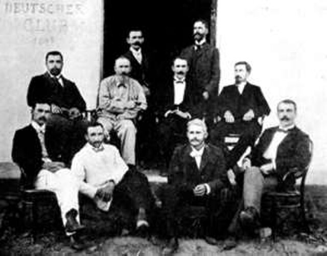 The founding members of the Deutsche Club in Nicaragua