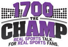 Logo before translator sign on KBGG 1700TheCHAMP logo.png