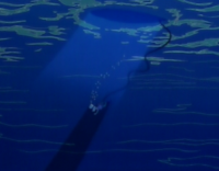 The episode was praised for its animation, especially in the underwater scenes. The distorted underwater effect was added in post-production. Raging Abe - Animation.png