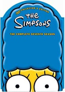 The Simpsons season 7 DVD digipak, special Marge head edition