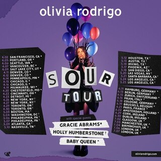 <span class="mw-page-title-main">Sour Tour</span> 2022 concert tour by Olivia Rodrigo