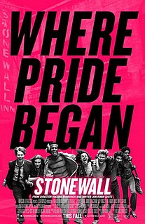 <i>Stonewall</i> (2015 film) 2015 American drama film by Roland Emmerich