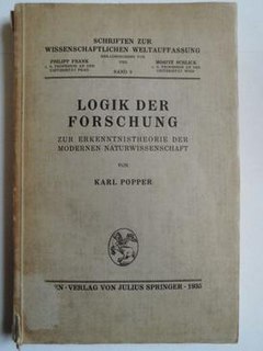 <i>The Logic of Scientific Discovery</i> 1959 book by Karl Popper