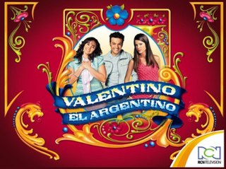<i>Valentino el argentino</i> Spanish-language telenovela produced by Pol-ka Producciones and Vista Producciones