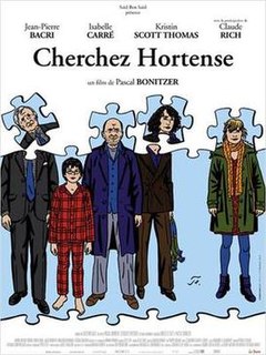 <i>Looking for Hortense</i> 2012 film by Pascal Bonitzer