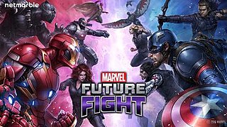 <i>Marvel: Future Fight</i> 2015 superhero themed video game