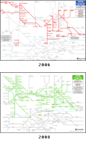 The growing PAYG rail network 2006-08: more stations added Oyster payg 2006-8.gif