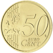 Covert Compartment Euro 50 Cent Coin