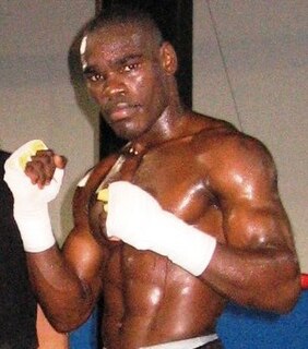 Edner Cherry Bahamian boxer