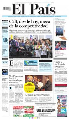 El País cover 24 Octuber 2012.jpg