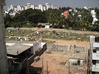 Taverekere neighborhood in Bangalore, Karnataka, India