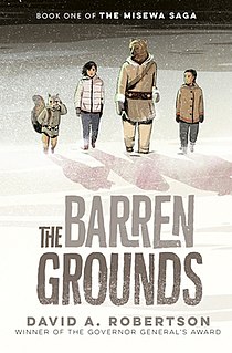 <i>The Barren Grounds</i> 2020 book by David A. Robertson