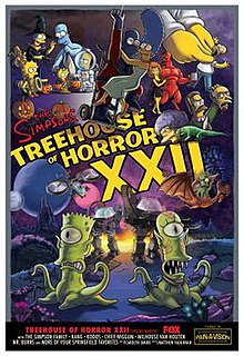 Treehouse of Horror XXII 3rd episode of the twenty-third season of The Simpsons