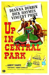 <i>Up in Central Park</i> (film) 1948 film by William A. Seiter