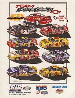 2000 Chevrolet Monte Carlo 400 25th race of the 2000 NASCAR Winston Cup Series