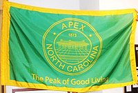 Flag of Apex, North Carolina
