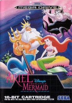 Eŭropa kovrilarto por la ludo Arielo la Malgranda Mermaid.jpg