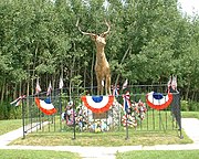 "The Elk On The Trail" statue, Whitcomb's Summit