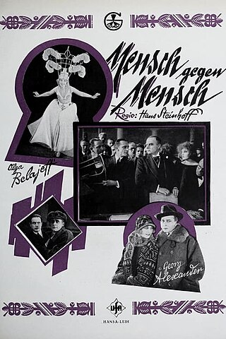 <i>Man Against Man</i> (1924 film) 1924 film