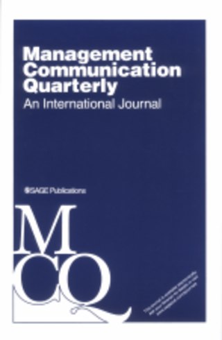 <i>Management Communication Quarterly</i> Academic journal