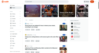 Reddit Social news aggregation, web content rating, livestreaming, and discussion platform