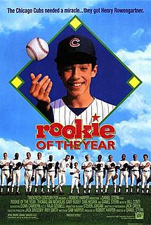 <i>Rookie of the Year</i> (film) 1993 American film directed by Daniel Stern