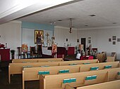 Sint-Annakerkinterieur in 2006 voorafgaand aan verbouwing