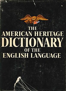 assistance Defile Motel The American Heritage Dictionary of the English Language - Wikipedia