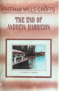 <i>The End of Andrew Harrison</i> 1938 novel