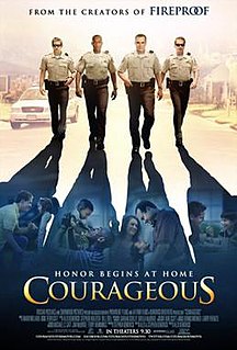 <i>Courageous</i> (film) 2011 Christian drama film directed by Alex Kendrick