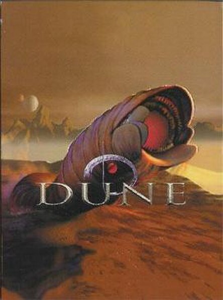 Cover of the collectible card game Dune (1997)