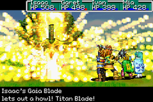 Golden Sun sur Gameboy Advance 