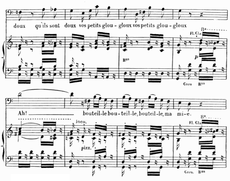 Gounod in comic vein: the "gurgling" (petits glougloux) couplets from Le Médecin malgré lui (1858)