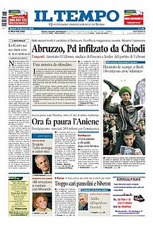 Il Tempo front page 2008-12-16.jpg