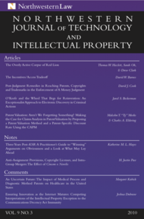 <i>Northwestern Journal of Technology and Intellectual Property</i> journal