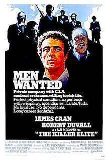 <i>The Killer Elite</i> 1975 film by Sam Peckinpah