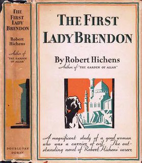 <i>The First Lady Brendon</i> 1931 novel