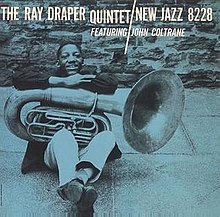 Ray Draper Quintet yang menampilkan John Coltrane.jpg