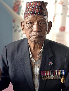 Tul Bahadur Pun Victoria Cross recipient in World War II