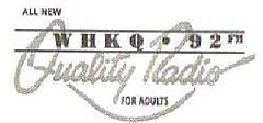 "WHKQ" logo from the late 1980s
