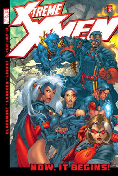 Cover of X-Treme X-Men #1 (July 2001). Art by Salvador Larroca