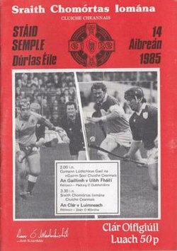 1984–85 National Hurling League Finale prog.jpg