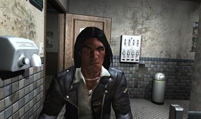 A screenshot from the final build of the game showing the main character "Domasi Tawodi" a.k.a. "Tommy"