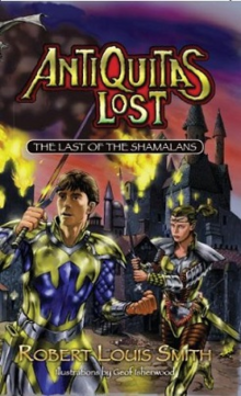 Antiquitas Lost - The last of Shamalans (novel) 1st edition cover.png