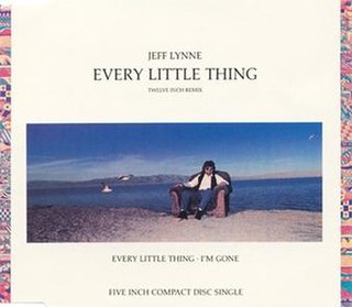 Every Little Thing (Jeff Lynne song) 1990 single by Jeff Lynne