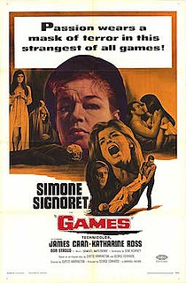 <i>Games</i> (film) 1967 psychological thriller film directed by Curtis Harrington