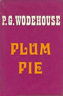 <i>Plum Pie</i> 1966 short story collection by P.G. Wodehouse