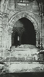 Wishart's tomb in the crypt of Glasgow Cathedral Robertwishart tomb.jpg